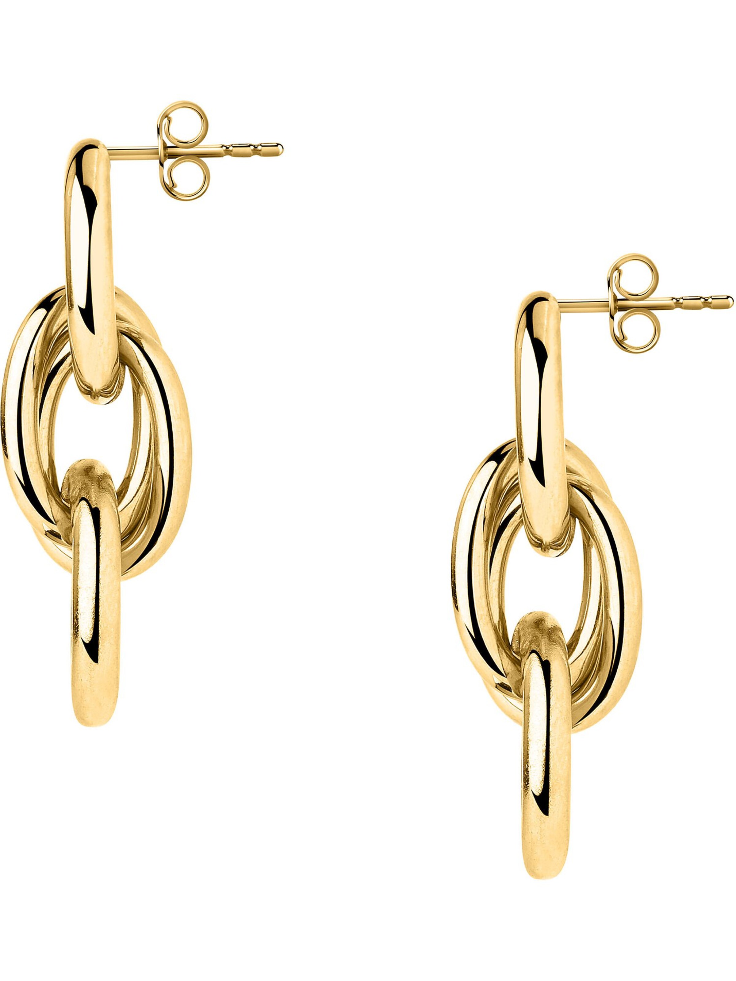 CHRIST Ohrringe in Gold