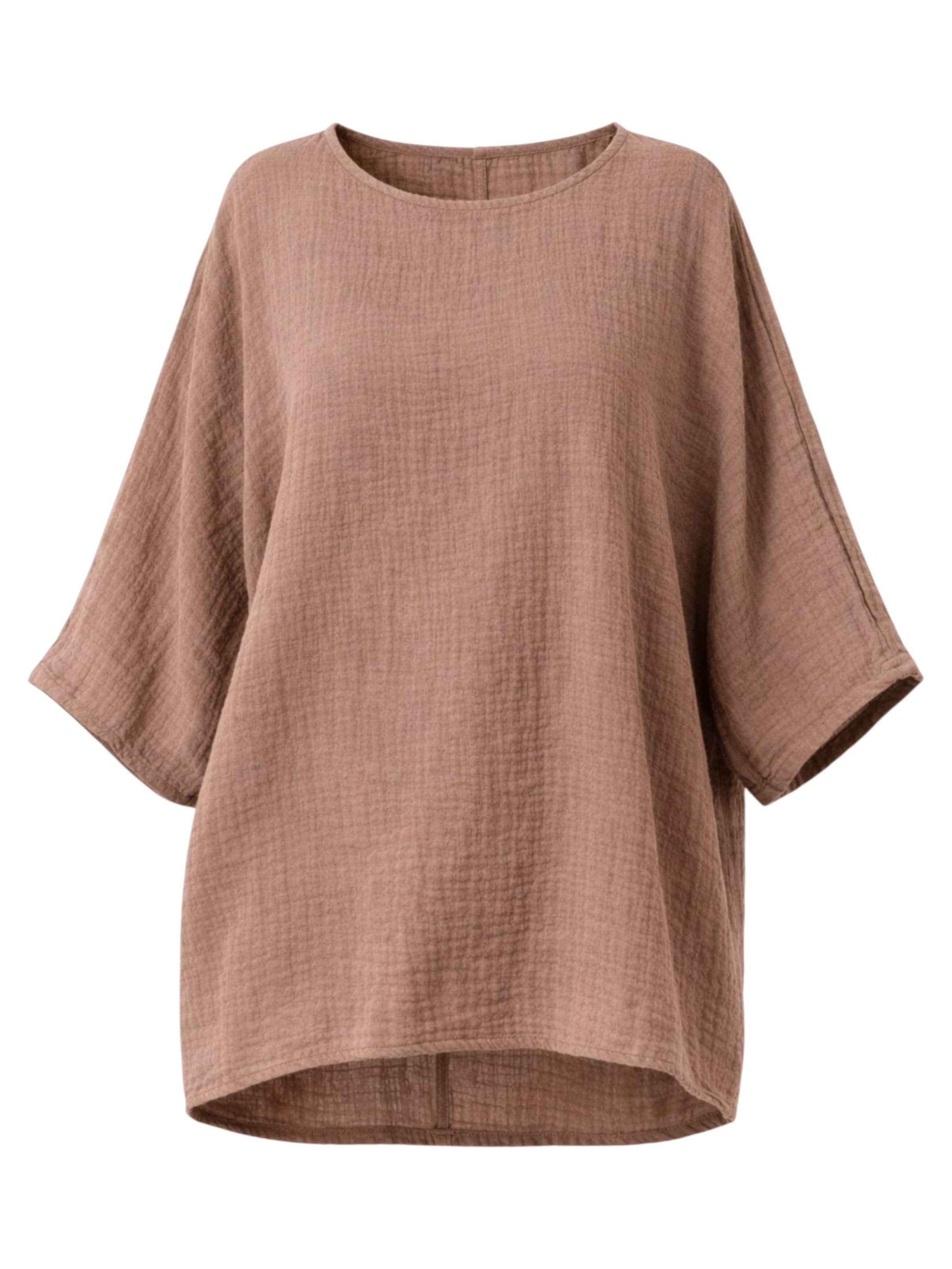 Chemisier 'MUSALI' WENOR en beige : devant