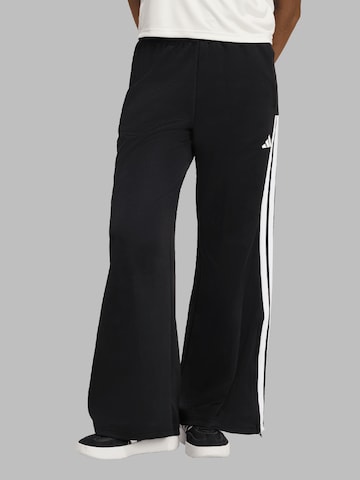 Wide Leg Pantalon de sport ADIDAS SPORTSWEAR en noir : devant