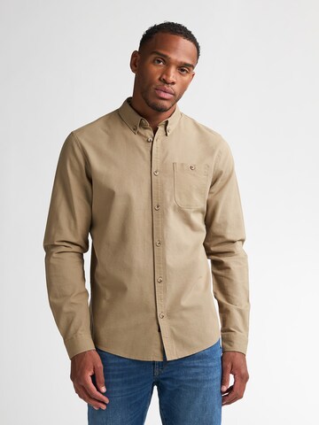 Petrol Industries Regular fit Overhemd in Bruin