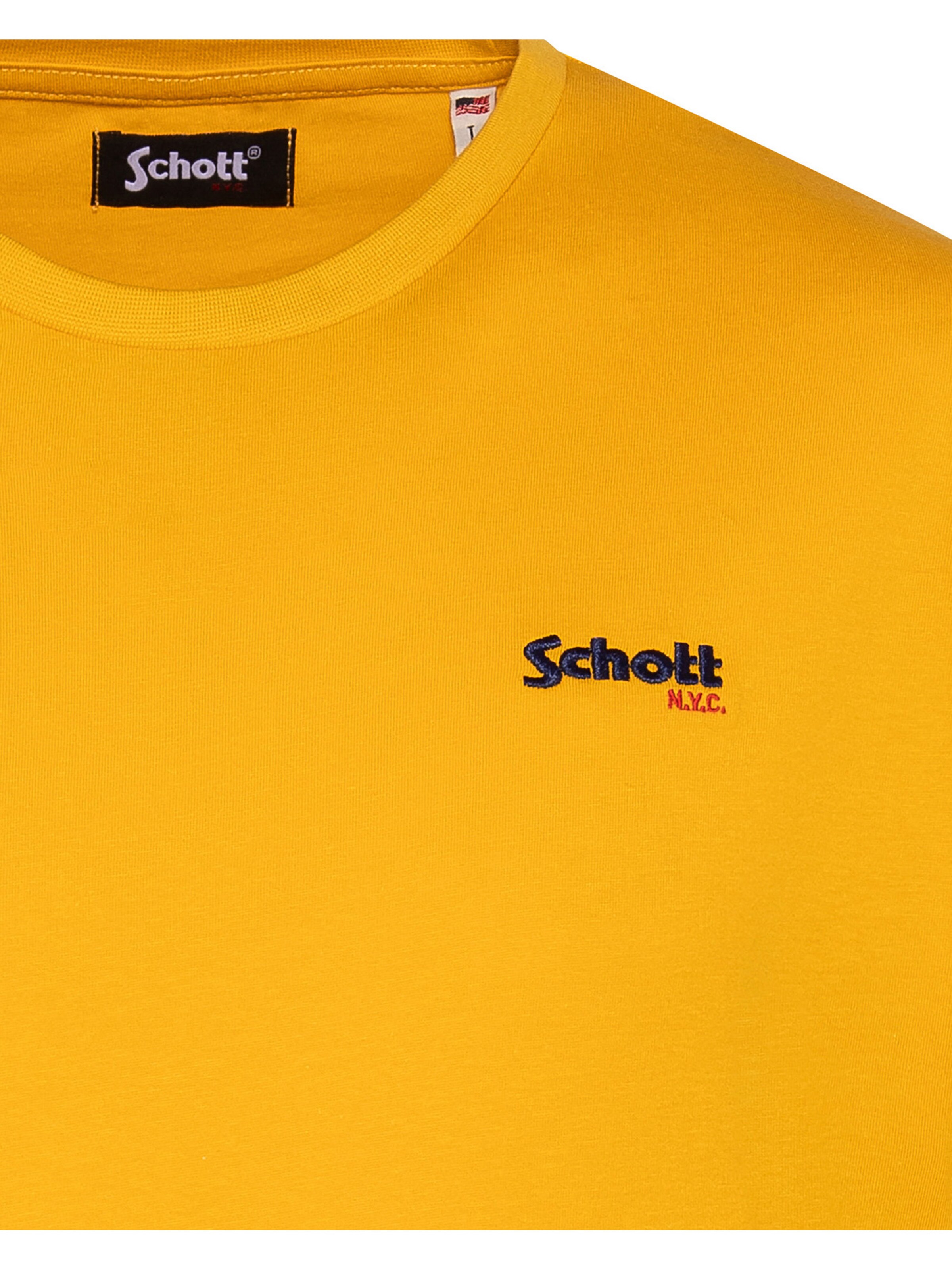 Schott NYC Shirt‌‌ in Gelb