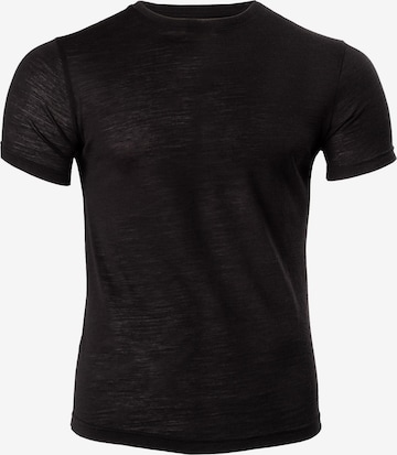 T-Shirt fonctionnel '100 Merino Montreal' Occulto en noir : devant