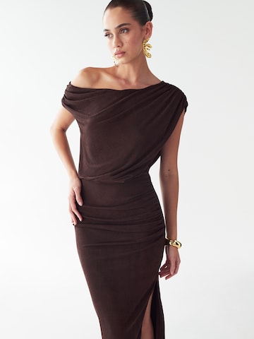 BWLDR Dress 'Veleda' in Brown