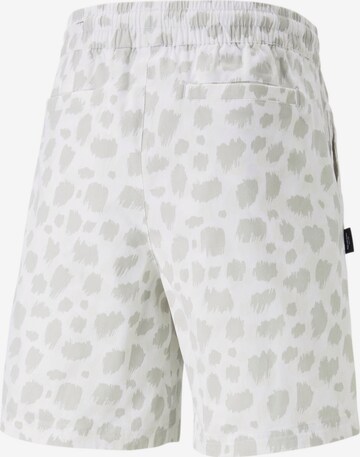 Regular Pantalon 'DOWNTOWN' PUMA en blanc