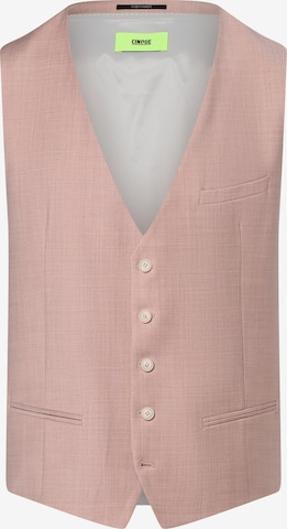 Regular Gilet de costume CINQUE en rose : devant