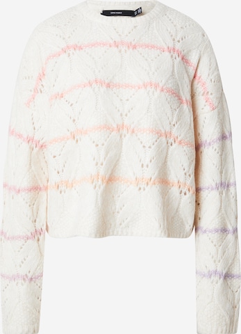 Pull-over 'VMNew Hatty' VERO MODA en blanc : devant