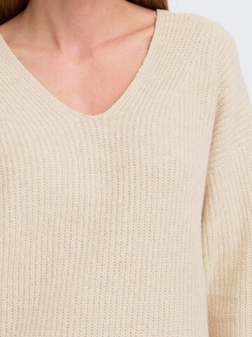 Pull-over ' OXICALLIE ' Oxmo en beige