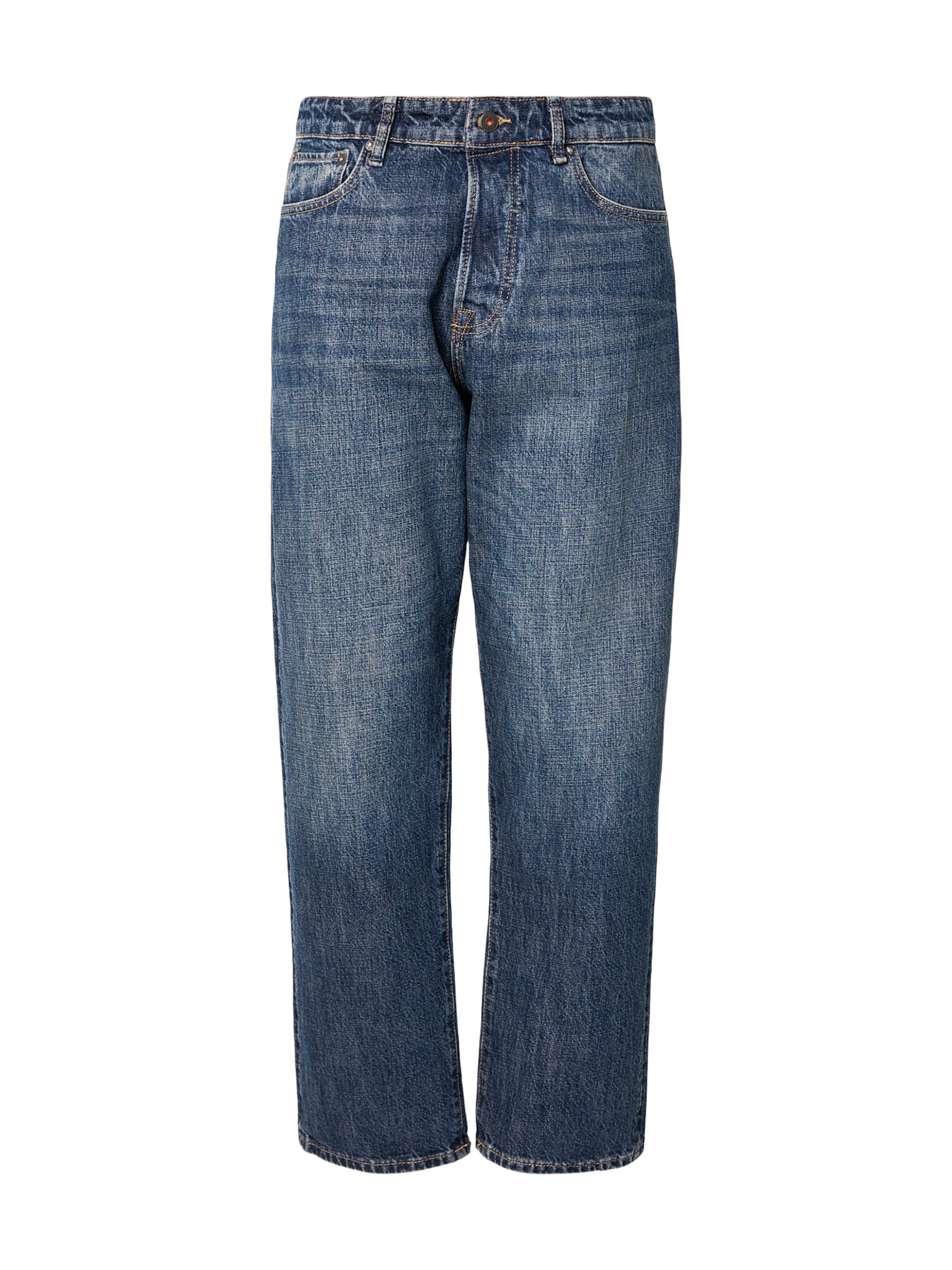 R.D.D. ROYAL DENIM DIVISION Avar lõige Teksapüksid, värv sinine: eest vaates