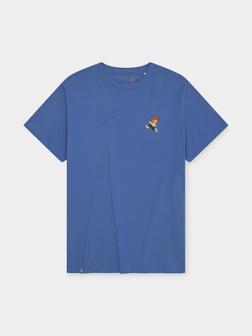Bavarian Caps Shirt 'Grantler Klub: Pumuckl'‌‌‌‌‌‌‌‌ in Blau: Vorderseite