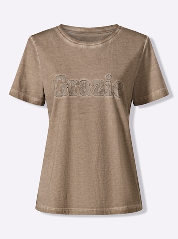 heine T-shirt i brun