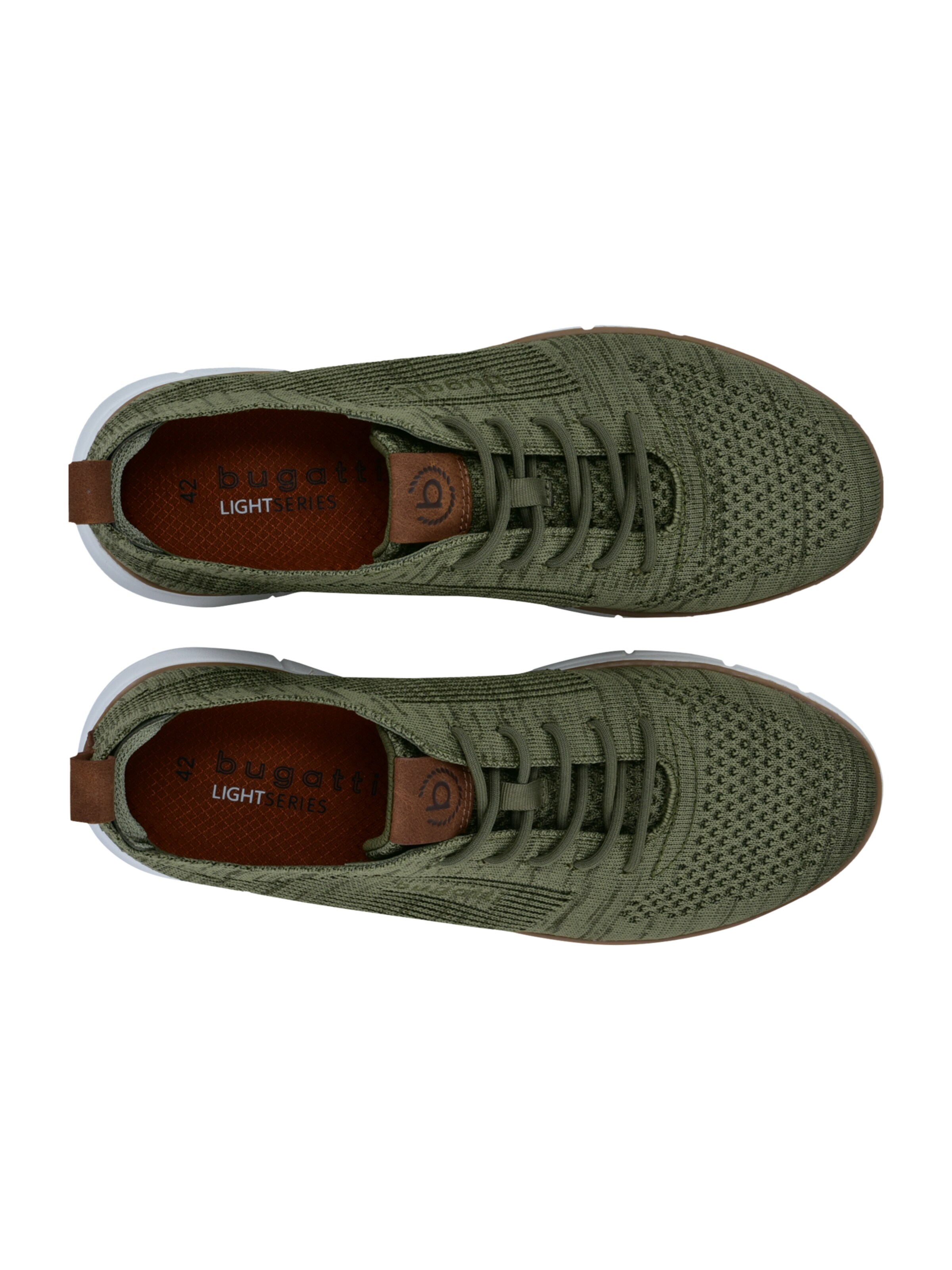 Baskets basses bugatti en vert