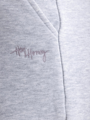 Hey Honey Regular Sportbroek 'Cuff Sweat Pants' in Grijs