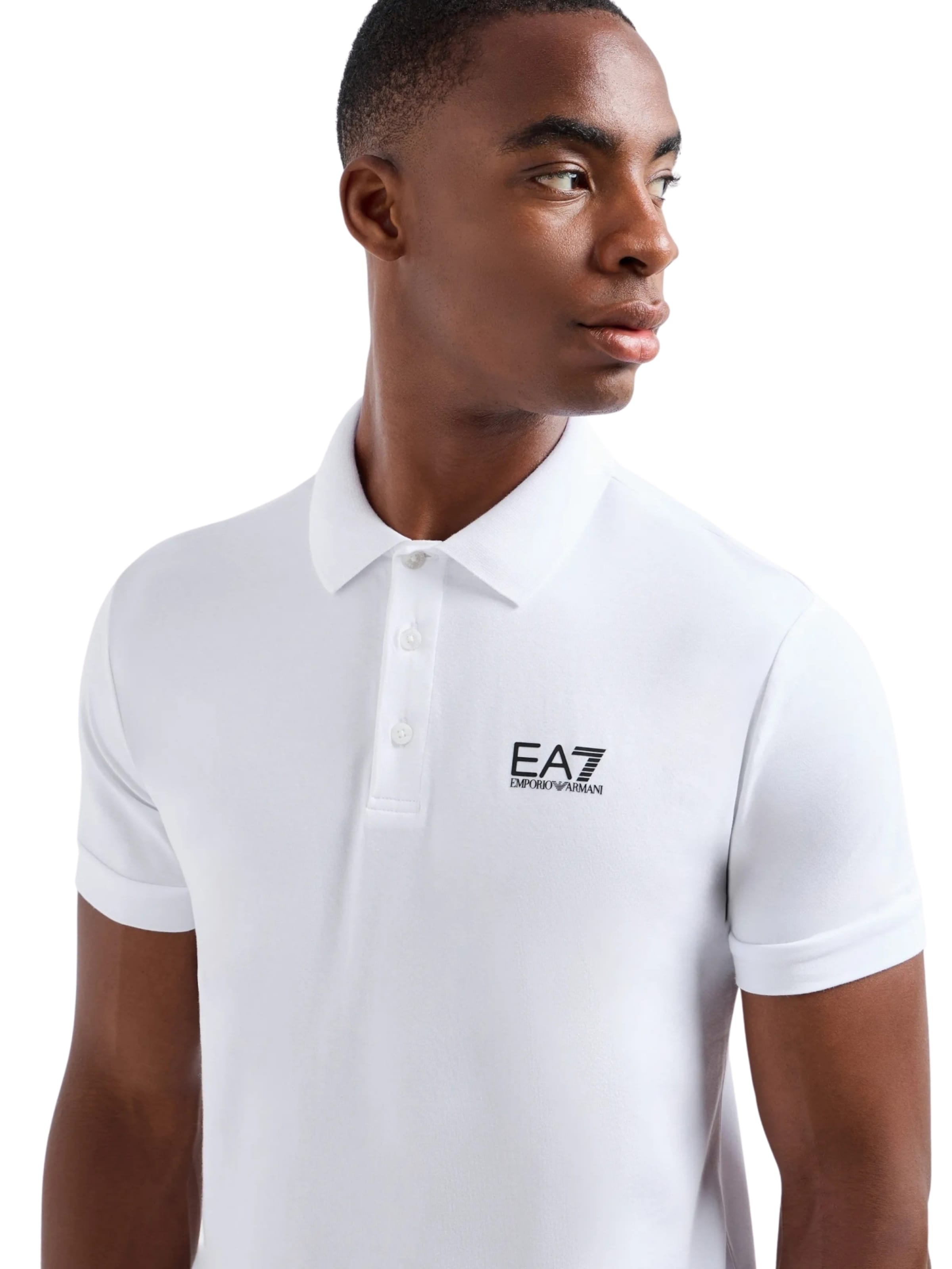 EA7 Emporio Armani Poloshirt in Weiß