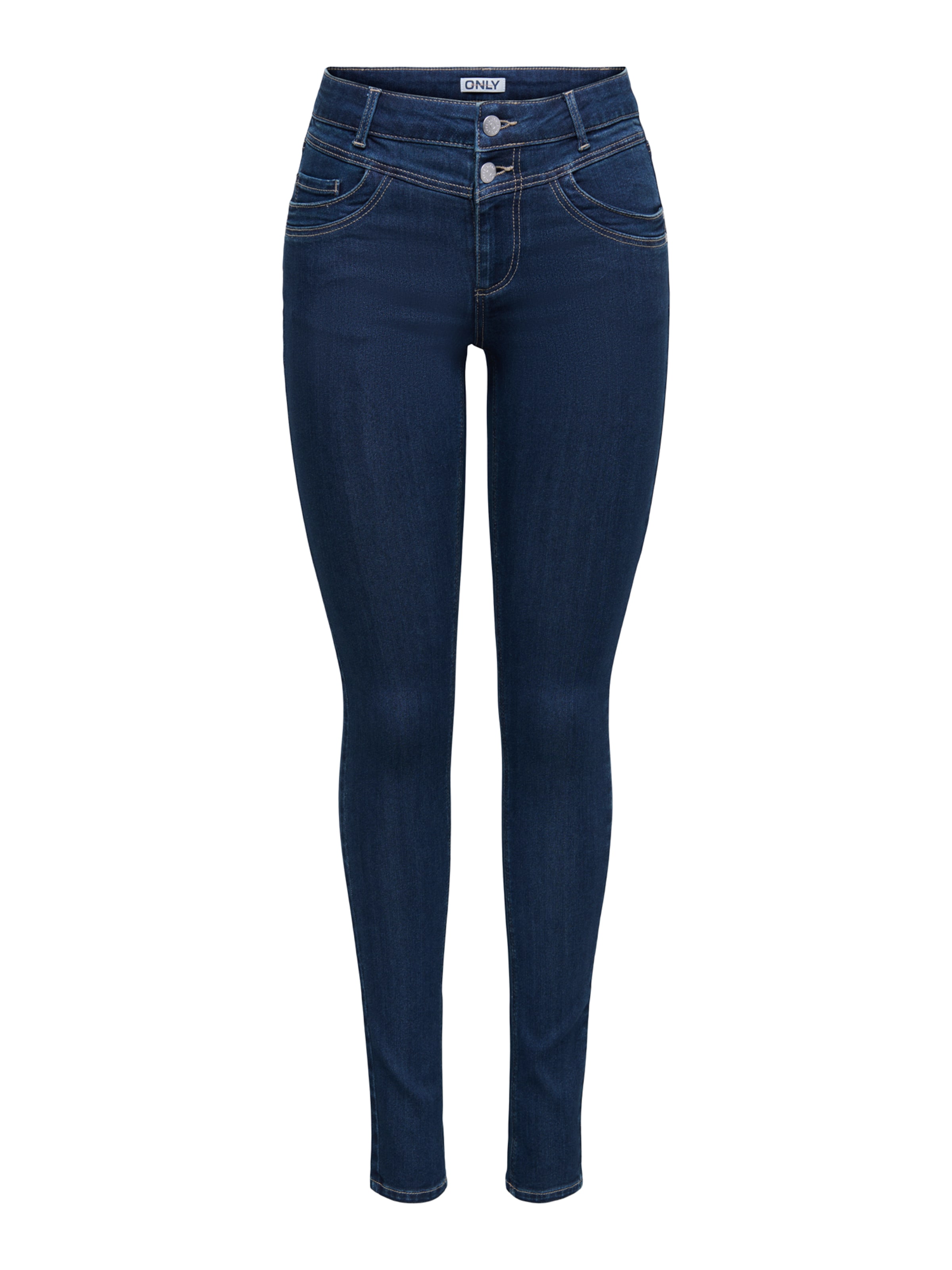 ONLY Liibuv Teksapüksid 'ONLRAIN', värv sinine: eest vaates