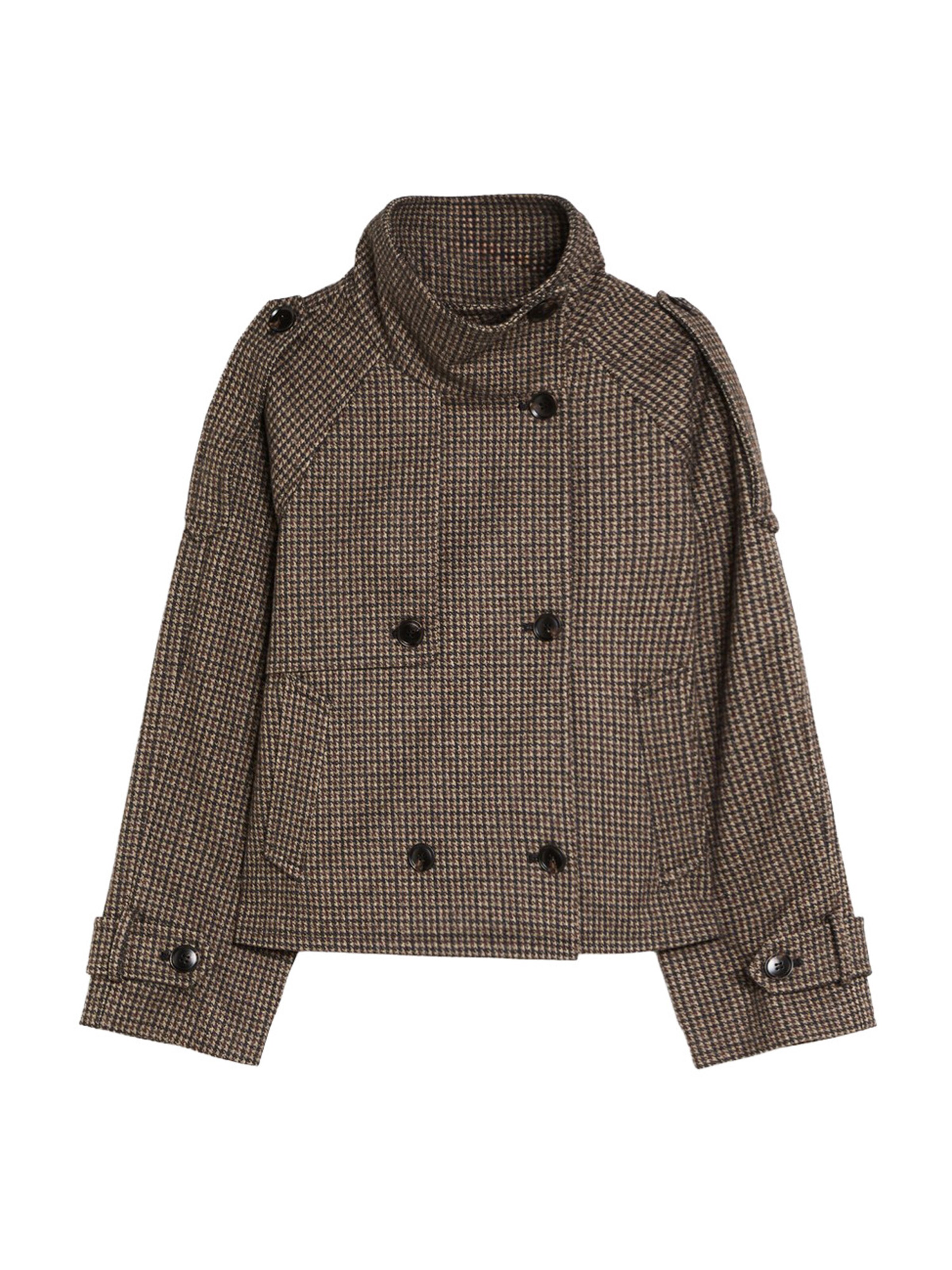 Bershka Between-season jacket in Brown: front