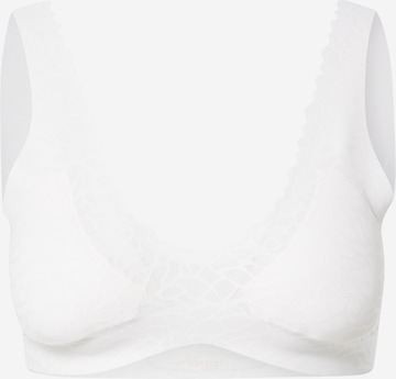 SLOGGI - Soutien Bustier Soutien 'Zero Feel Lace 2.0' em bege: frente