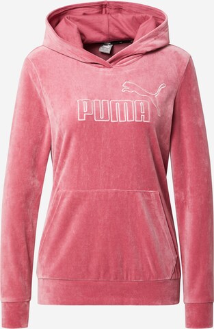 PUMA Athletic Sweatshirt in Pink: front