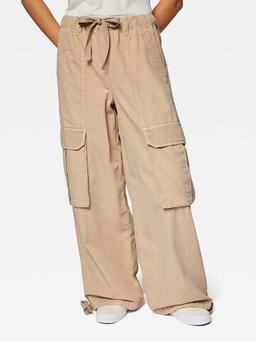 Mavi Loosefit Cargohose in Beige: Vorderseite