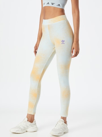 ADIDAS ORIGINALS Skinny Leggings ' Allover Print' in Blue: front