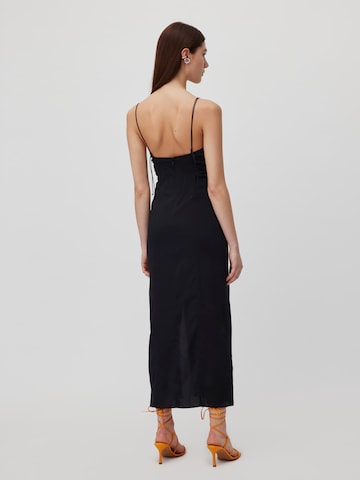 LeGer Premium - Vestido 'Franja' em preto