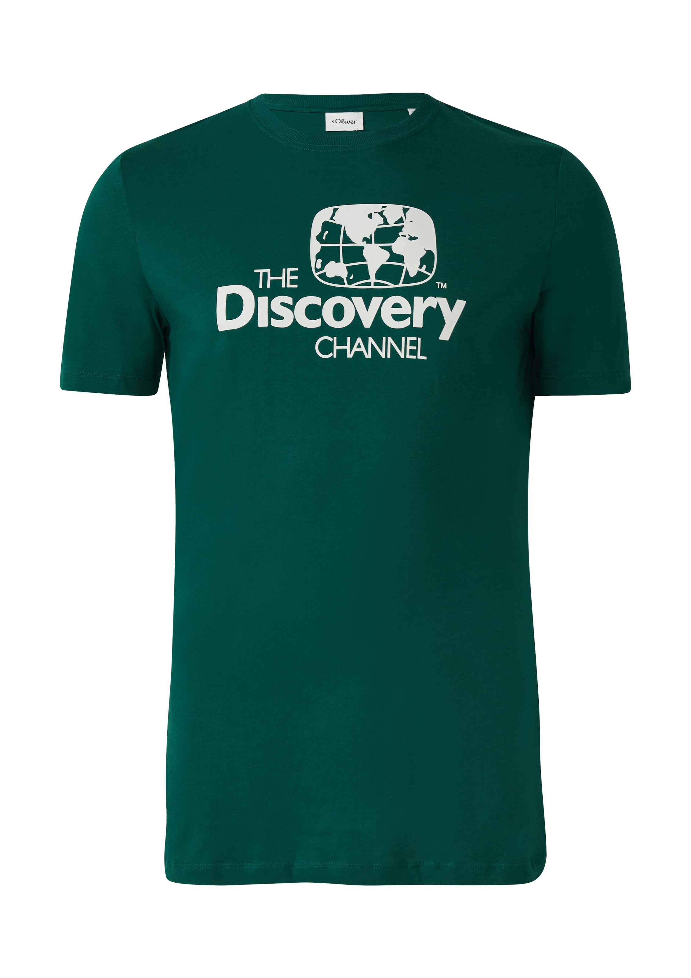 s.Oliver Men Tall Sizes Shirt in Green: front