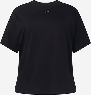 Nike Sportswear Funktionsbluse i sort: forside