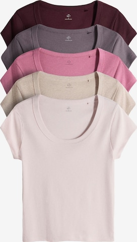 T-shirt The Set en mélange de couleurs : devant