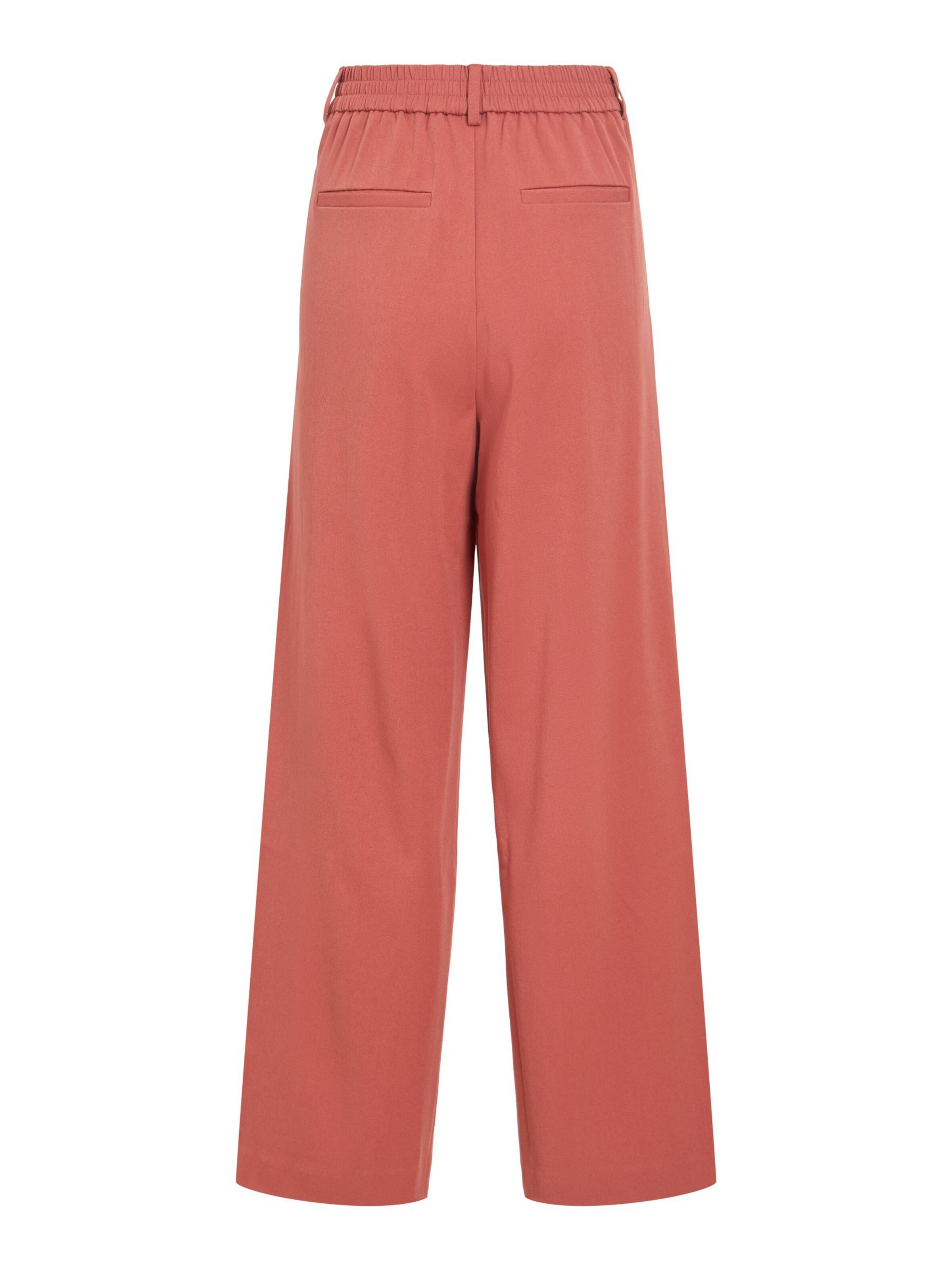 Wide Leg Pantalon à pince 'VIVarone' VILA en rouge