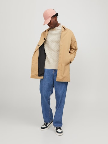 JACK & JONES Trui 'COSY' in Beige