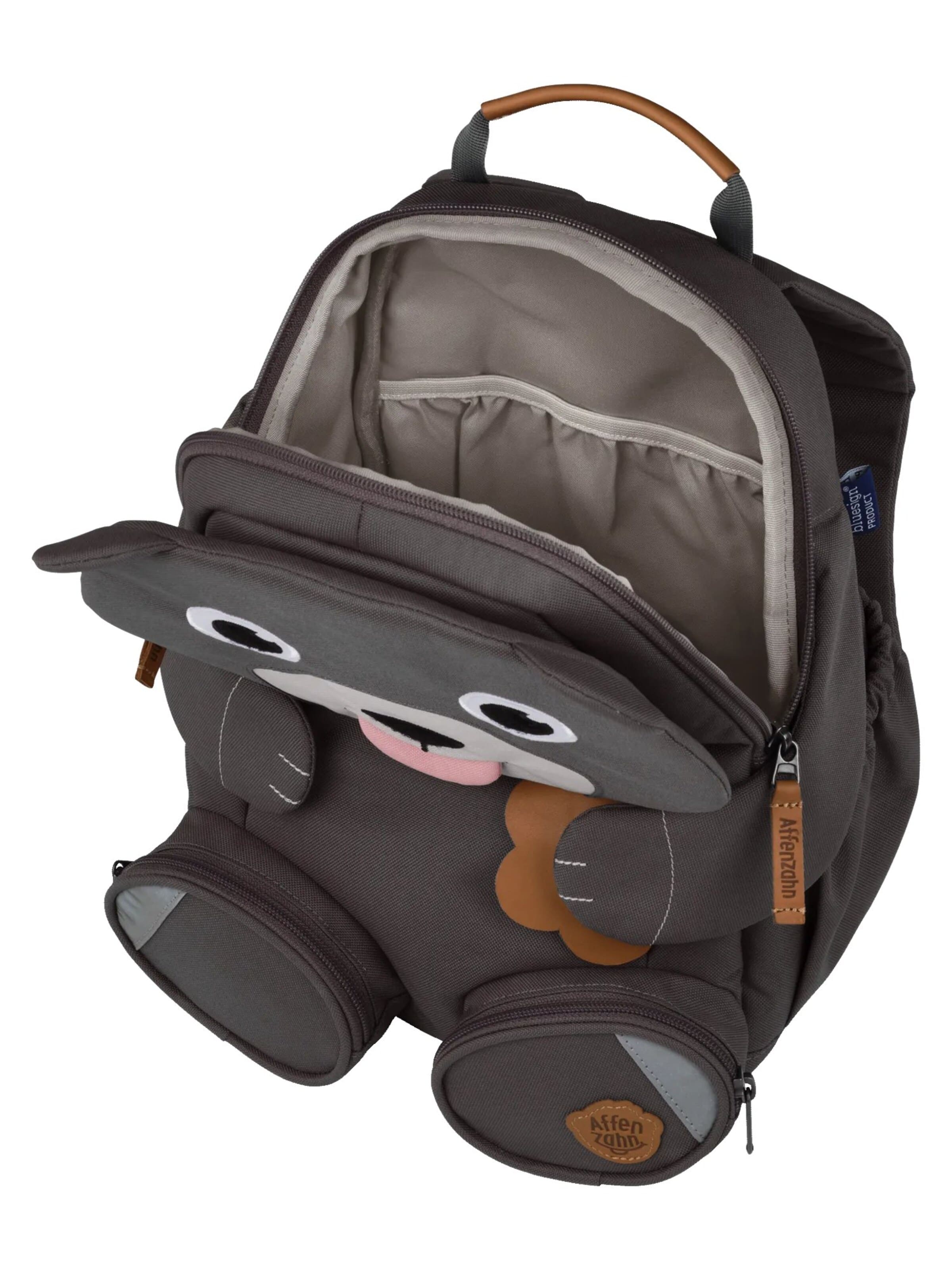Affenzahn Backpack 'Großer Freund' in Grey