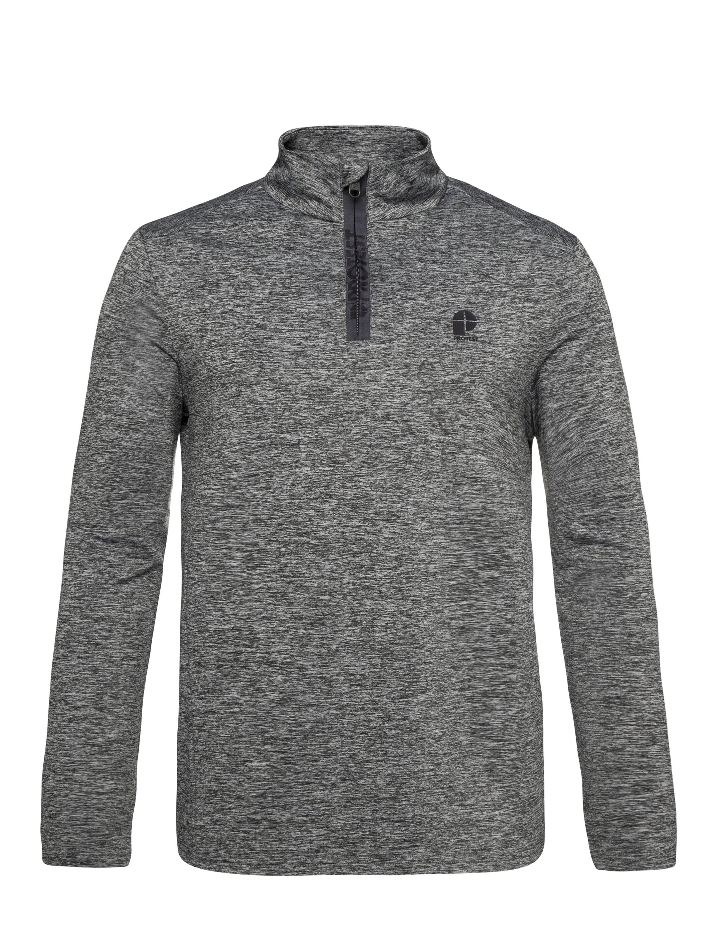 PROTEST Sportsweatshirt 'WILL'‌‌‌‌‌‌‌‌ in Grau: Vorderseite
