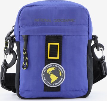 National Geographic Schoudertas 'New Explorer' in Blauw: voorkant