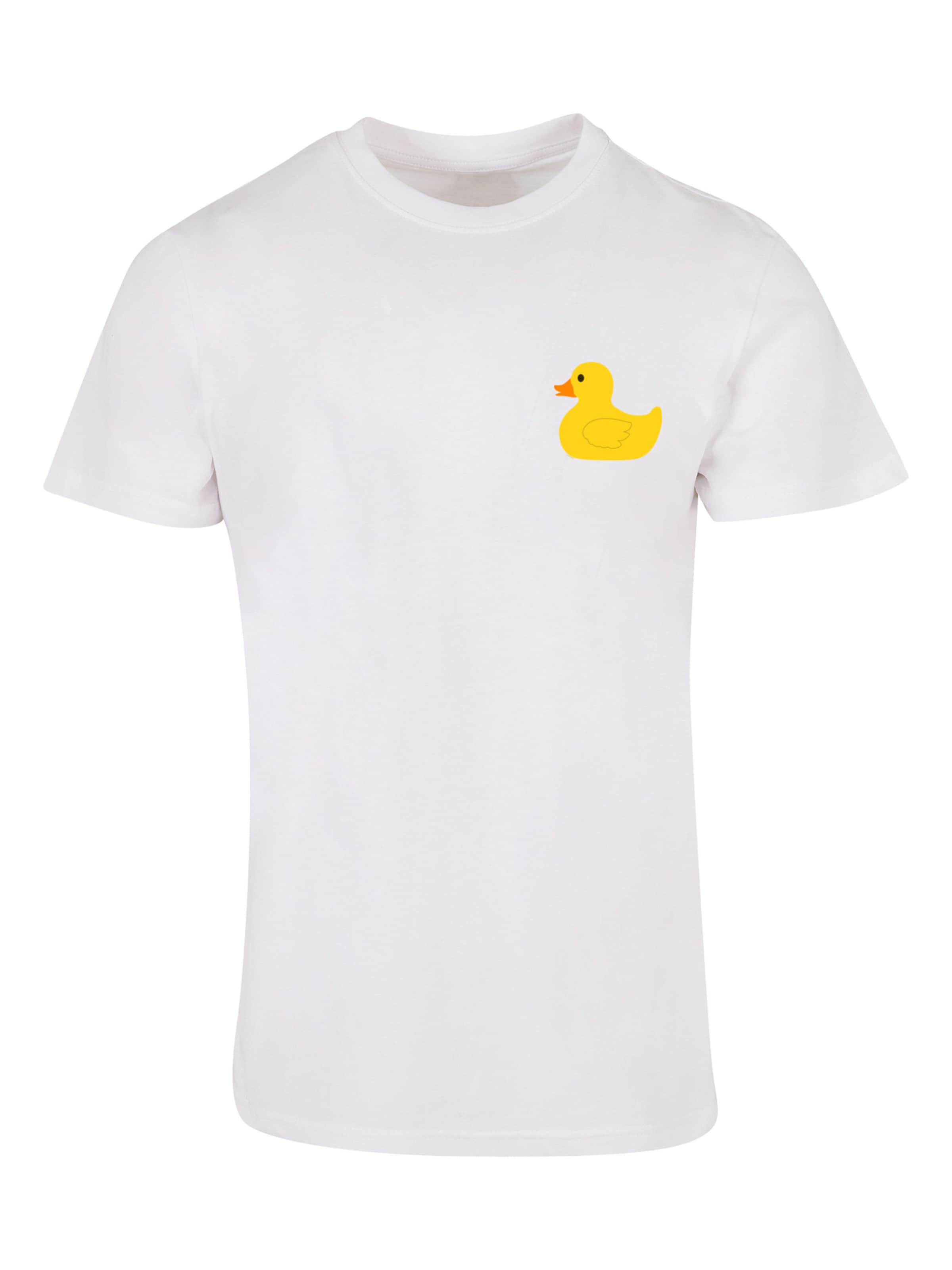 F4NT4STIC T-Shirt 'Rubber Duck' in Weiß: Vorderseite
