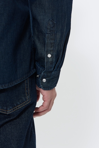 Matinique Comfort fit Overhemd 'Christaldo' in Blauw