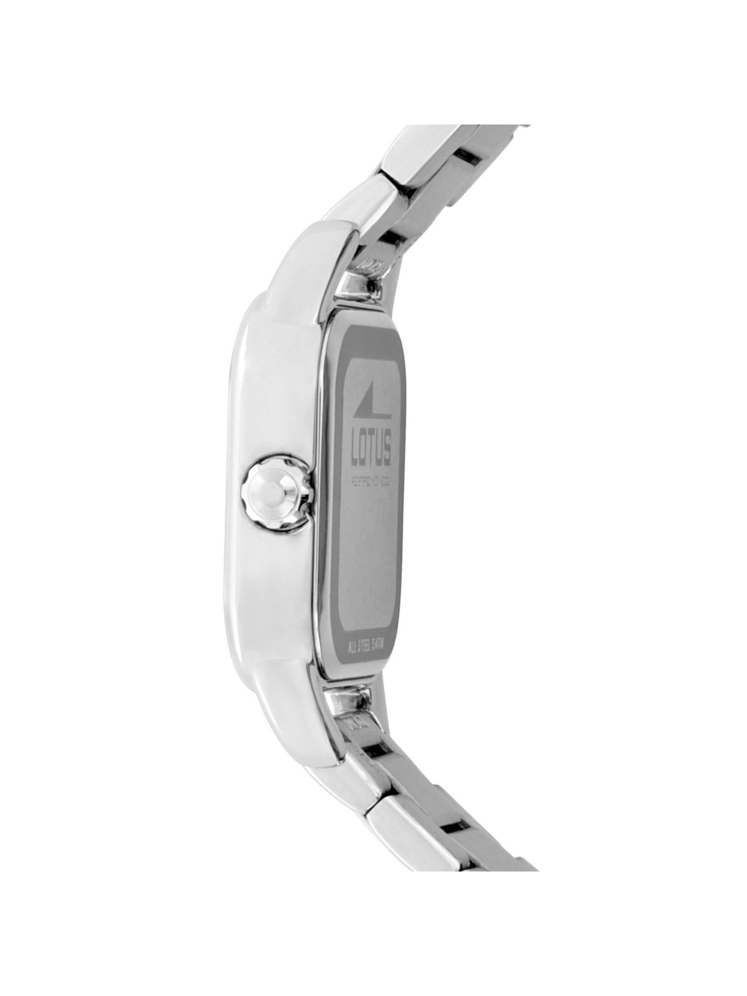 Lotus Analoog horloge in Wit