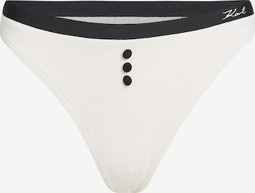 balta Karl Lagerfeld Bikinio kelnaitės: priekis