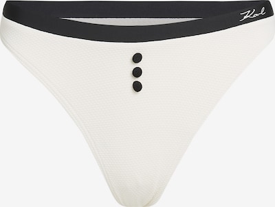 Bikinio kelnaitės iš Karl Lagerfeld, spalva – juoda / balkšva, Prekių apžvalga