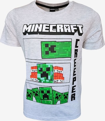 Minecraft Shirt 'Minecraft Creeper' in Grey: front