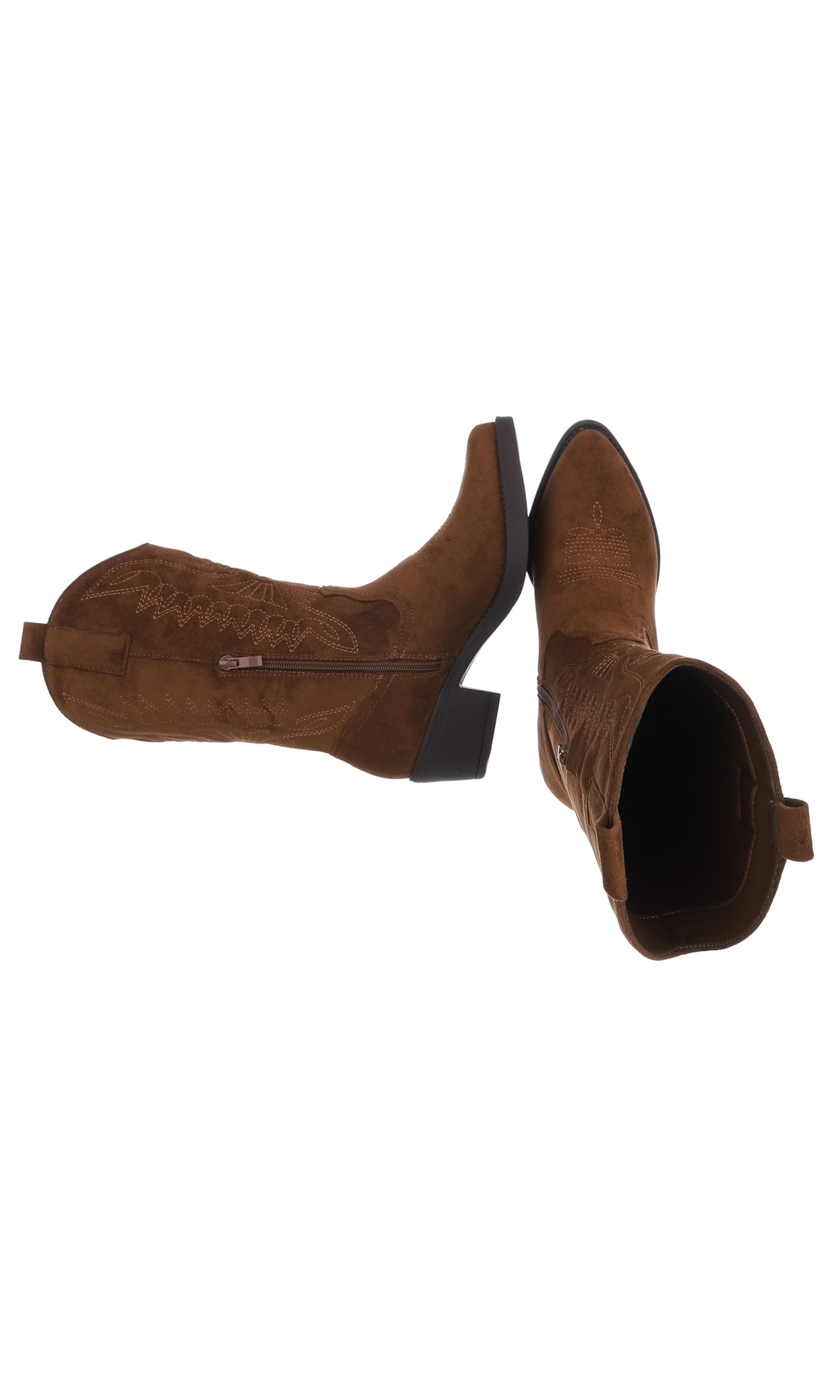 Ital-Design Cowboystiefel in Braun