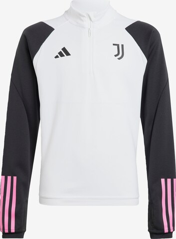 Sweat de sport 'Juventus Turin Tiro 23' ADIDAS PERFORMANCE en blanc : devant