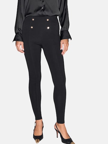 Lipsy - Skinny Leggings en negro: frente