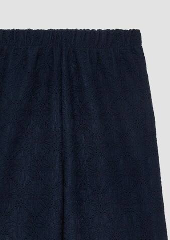 Wide Leg Pantalon s.Oliver en bleu