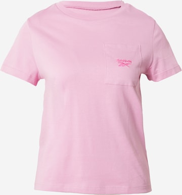 T-shirt fonctionnel 'IDENTITY' Reebok en rose : devant