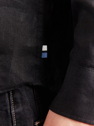 OLYMP Regularny krój Koszula w kolorze czarny