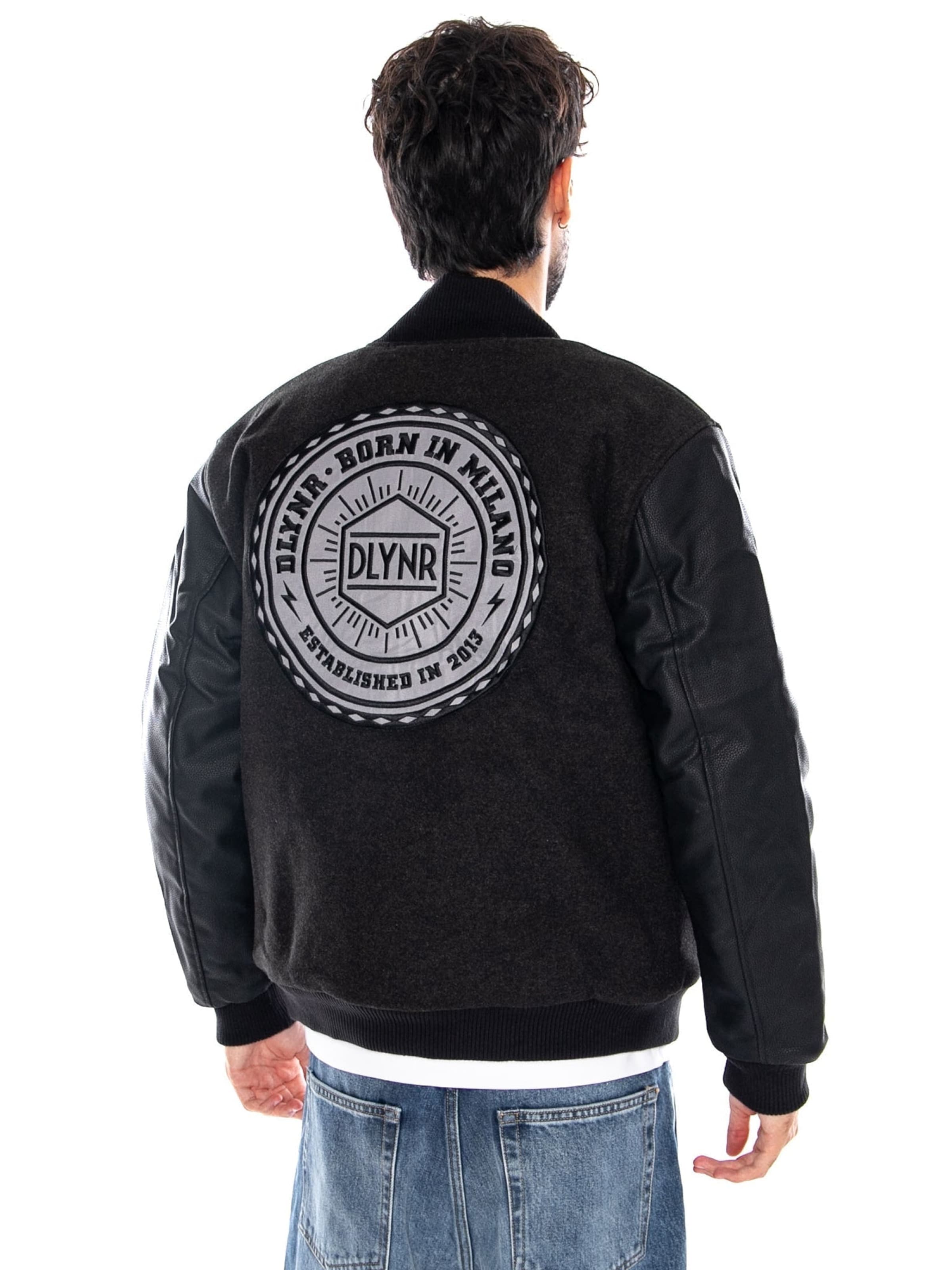 Veste mi-saison 'CORPORATE BOMBER BLACK' DOLLY NOIRE en noir