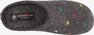 HAFLINGER Slippers 'Farfalline' in Grey