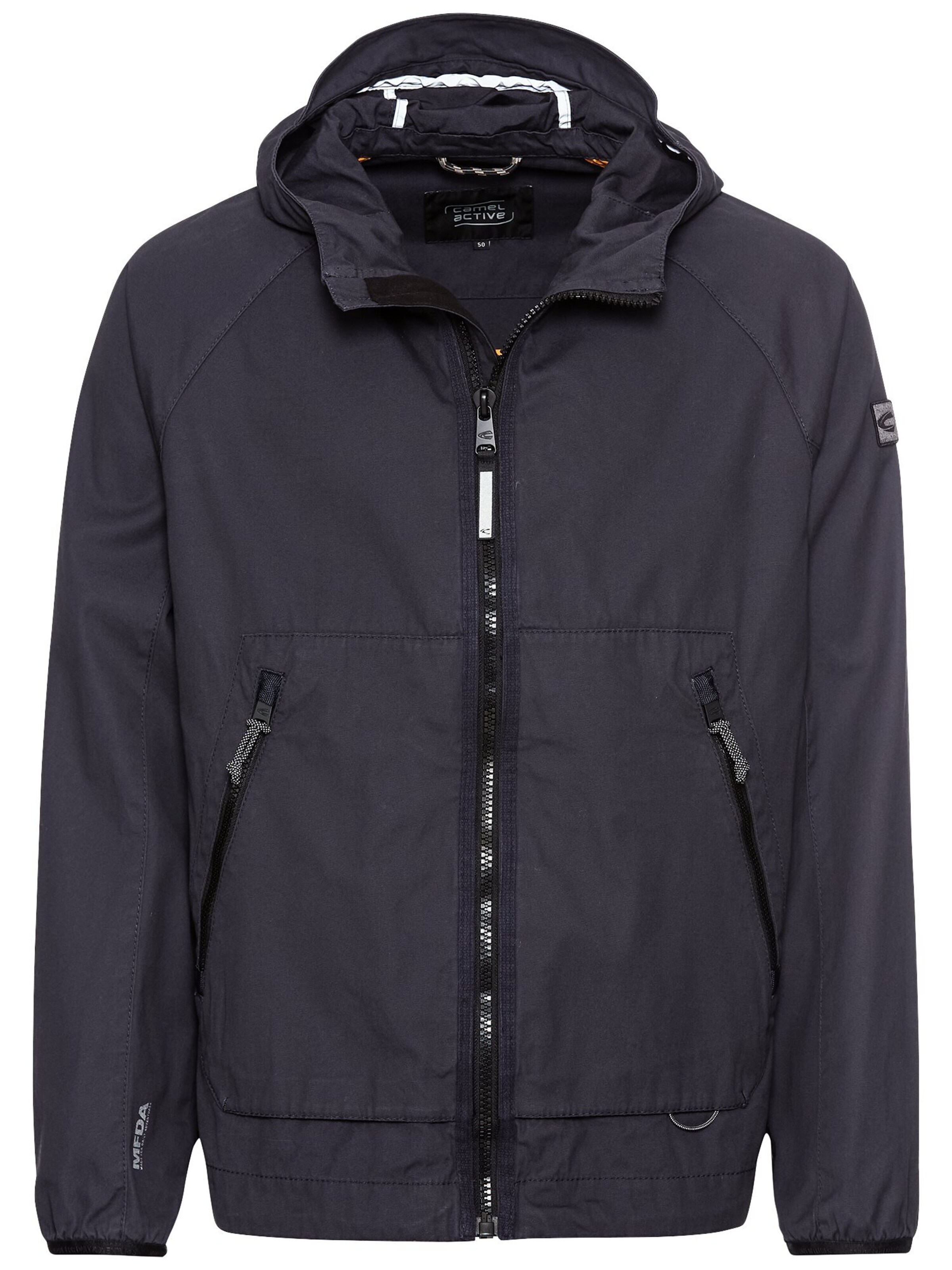 CAMEL ACTIVE Blouson mit reflektierenden Details in Blau: Vorderseite