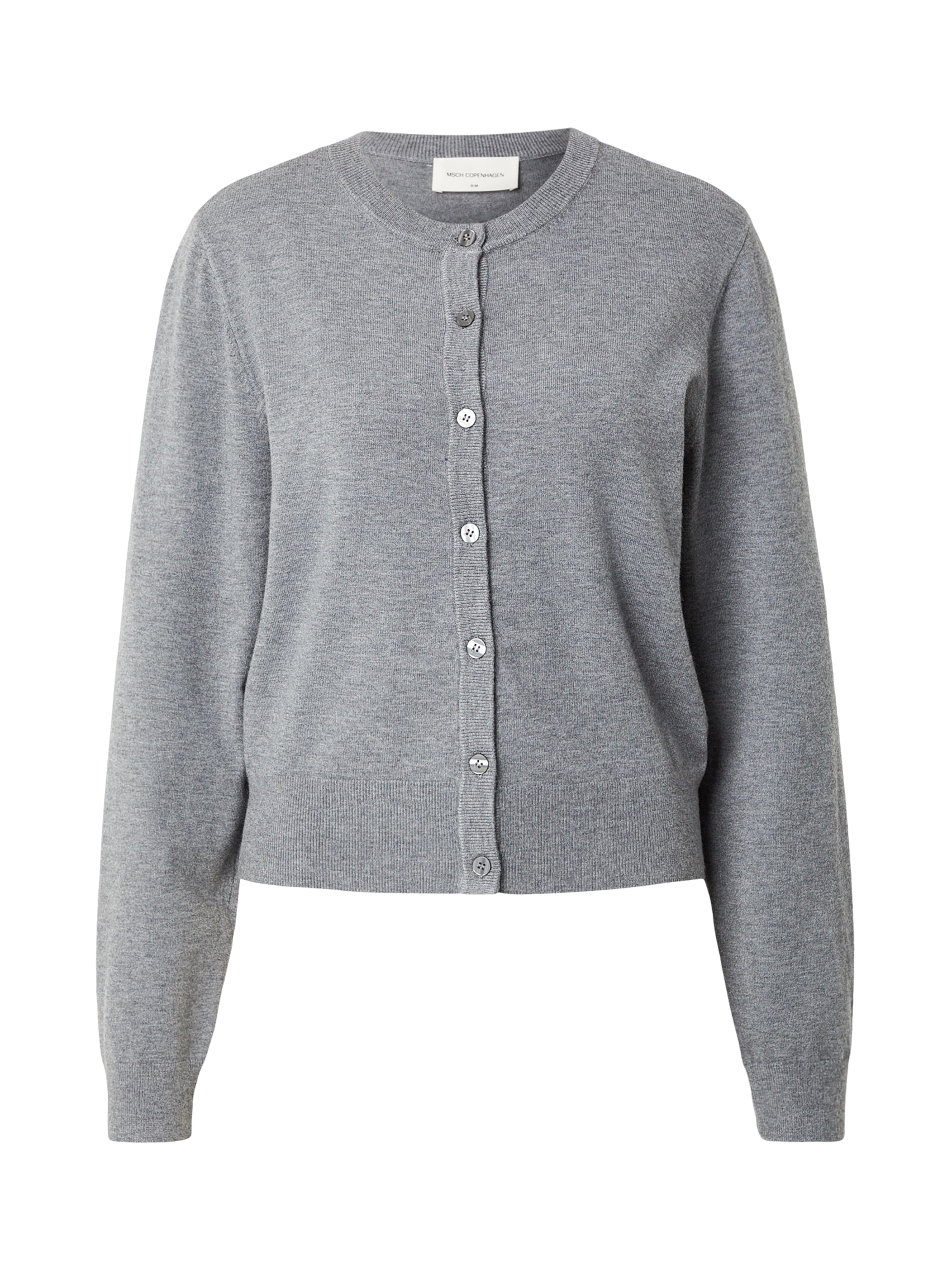 Cardigan 'Sefika Rach' MSCH COPENHAGEN en gris : devant