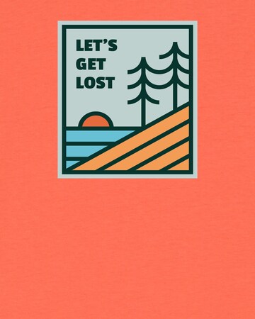T-Shirt 'Let's Get Lost' watabout.kids en orange