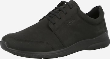 ECCO Athletic lace-up shoe 'Irving' in Black: front